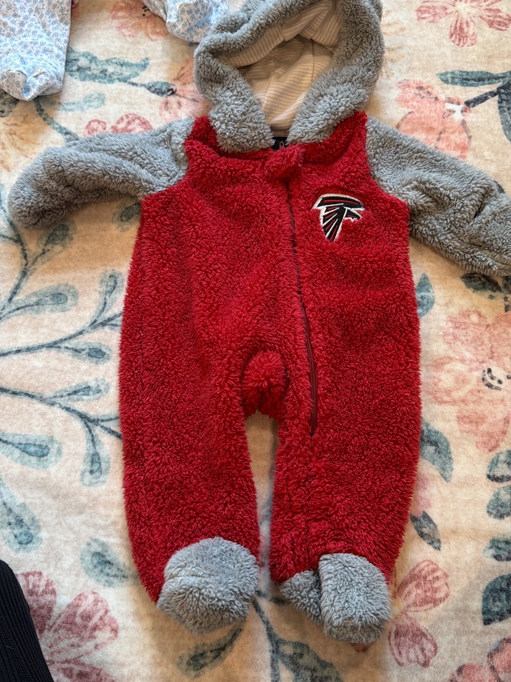 Falcons Sherpa Footed One-Piece